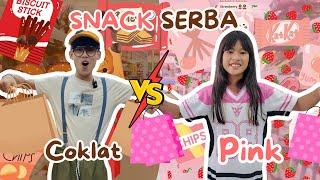 DISTA BELANJA SERBA PINK SUPER BANYAK VS UCUP SERBA COKLAT DIKIT BANGET!! KASIHAN BANGET #trend