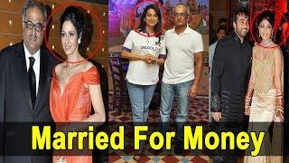 Bollywood Actresses Who Married for Money