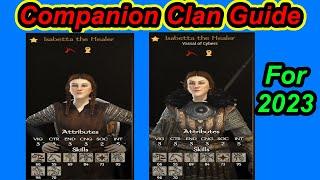 Companion Clan Guide for 2023 Bannerlord  - Flesson19