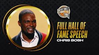 Chris Bosh | Hall of Fame Enshrinement Speech