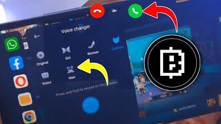 How to Voice changer game time all oppo & Realme pH || new Blum coin free withdraw...