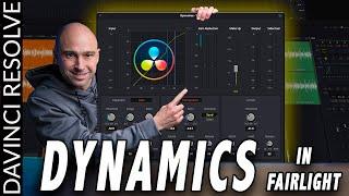 Audio DYNAMICS in DaVinci Resolve 17 Fairlight Tutorial | Compression | Gate | Expander | Limiter