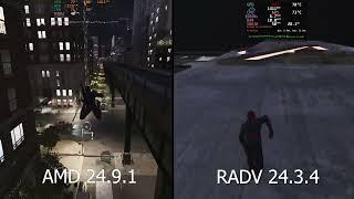 Spider-Man 2 - Patch 4 - RX 580 - Windows vs Linux