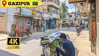 4K Bangladeshi walking tour Dhaka city 23 || walking around VATARIYA, CHANDRA,KALIAKAIR GAZIPUR tour