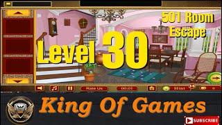 501 Rooms Escape Game. Level 30. Let's play with @King_of_Games110