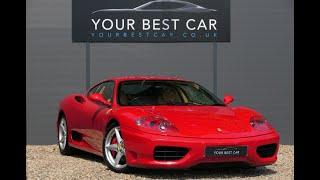 Ferrari 360 3.6 Modena 2dr - WALK AROUND VIDEO REVIEW | 4K