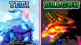 (ITS TOO EASY) Yeti Vs East Dragon in Blox Fruits