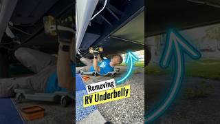 How to Remove Nails from RV Underbelly