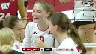 Wisconsin vs Rutgers | Women Volleyball Oct 2,2024