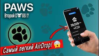 ️ PAWS - самый легкий ДРОП ️ Как ЗАРАБОТАТЬ | Обзор проекта