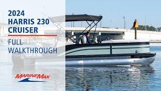 NEW FEATURES ON 2024 HARRIS 230 CRUISER | MarineMax Panama City Beach