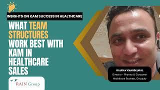 What Team Structures work best with KAM in healthcare sales?)