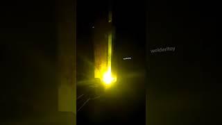 root run welding using gasless fcaw #welding #welder #construction @welderitoy