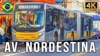 Sao Paulo, Brazil - Buses at Nordestina Avenue