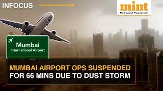 Mumbai Dust Storm & Rainfall Disrupt Airport Operations, Flights Diverted | Metro Services Affected