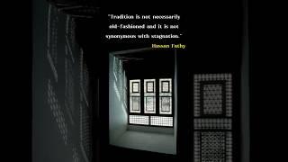 Traditions"|Hassan Fathy quote.@acerfreelancer#shorts #youtube