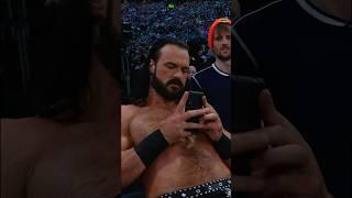 Drew had to check his notifications real quick  #WrestleMania