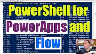 PowerShell for PowerApps and Flow