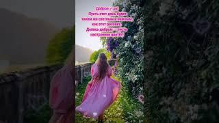 Доброе утро,хорошего дня открытки на каждый день #открытка #доброеутро #видеооткрытка #доброеутречко