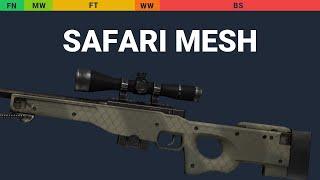 AWP Safari Mesh - Skin Float And Wear Preview