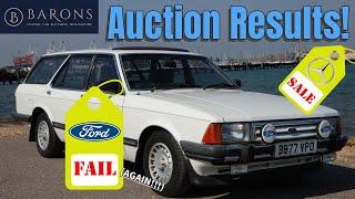 CLASSIC CAR AUCTION RESULTS - Barons Classics October Results feat. Ford, Porsche & Mercedes