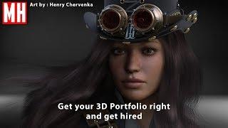 Get your 3D portfolio right and get hired