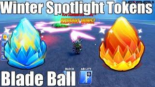 How to get Regular & Elite Tokens in Blade Ball (Winter Spotlight) Tips to win