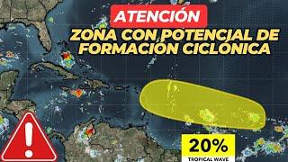 Nuevo #ciclon #tropical pudiera formarse al este de las #antillasmenores .