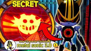 SECRET METHOD TO INSTANTLY Unlock Metal Sonic Mach 3.0 FAST Sonic Speed Simulator ROBLOX !