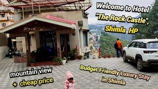 Luxury Hotel Rock Castle Shimla | Budget Friendly Luxury Stay in Shimla #tour #travelvlog #minivlog