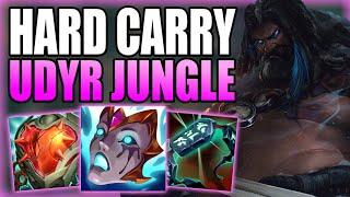 THIS IS HOW UDYR JUNGLE CAN HARD CARRY DIFFICULT SOLO Q GAMES! - Gameplay Guide League of Legends