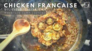 Chicken Francaise - Italian Chicken Dish - Camp Cooking - Feel the Nature & Cook With Chef Joji