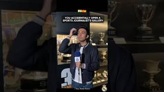 How an Indian Sports Journalist working in Spain's gallery looks like 