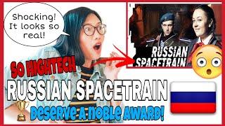 RUSSIAN SPACETRAIN REACTION! Русский космический поезд ft. BadComedian 