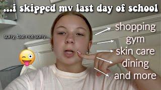 i skipped my last day off school vlog! **Officially Leah**