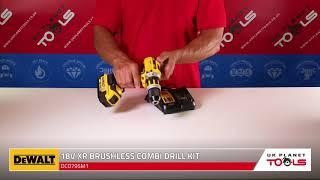 DeWalt DCD795M1 18V XR Brushless Combi Drill With 1 x 4Ah Battery, Charger & Case | UK Planet Tools