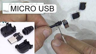 ASSEMBLE D.I.Y. ANGLED MICRO USB PLUG