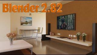 Interior House Design | 3D Modeling Timelapse | Blender 2.82