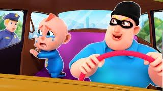 Police Songs - Job And Carrer + Wheels On The Bus Go Round and Round - Nursery Rhymes & Rosoo Kids