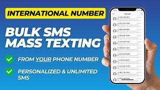 Send Personalized BULK SMS to International Number (FREE!) | SMS Marketing 2024