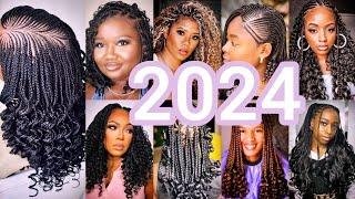 2024 Protective Hairstyles Braids With Curls For Black Women | Braids Hairstyles With Curls