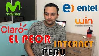 ¿ES BUENO EL INTERNET EN PERU? ¿VALE LA PENA LA FIBRA OPTICA? MOVISTAR - WIN - CLARO - ENTEL 