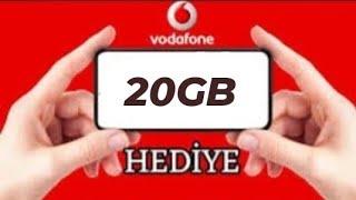 VODAFONE HEDİYE 20GB İNTERNET - VODAFONE 20GB İNTERNET KAMPANYASI (RAMAZAN ÖZEL KAMPANYA)