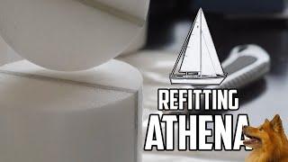 Sail Life - Expanding epoxy foam for the rudder, and more sanding - DIY sailboat repair