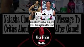 Natasha Cloud Sends Clear Message To Critics About Angel Reese After Game!#shorts