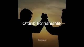 O'tirib ko'rishishlik haqida #dolrzab #abdulloxdomla