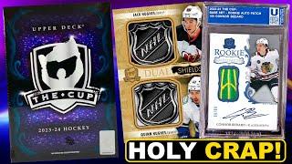 ACTUALLY MASSIVE PULL!!! - 2023-24 Upper Deck The Cup Hockey Hobby Box Break