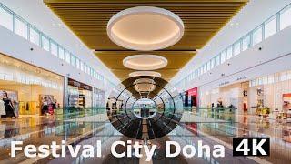 Festival City Doha Qatar |4K walking Tour |Must visit place in Qatar |Biggest Shopping Mall Qatar