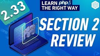 Section 2 review & exercise project - Full PHP 8 Tutorial