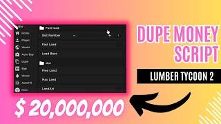 DUPE MONEY Lumber Tycoon 2 SCRIPT